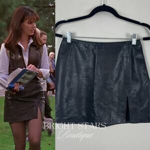 Extremely Rare Black Leather Skirt ASO Cordelia Chase Buffy The Vampire Slayer